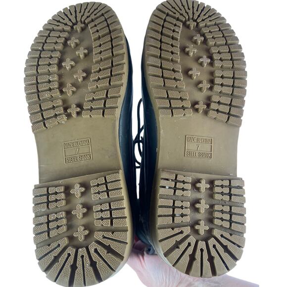 Crater Ridge Mens Size 7 Whitetail Camo Duck Boots Waterproof Steel Shank Size 7 - Picture 7 of 13